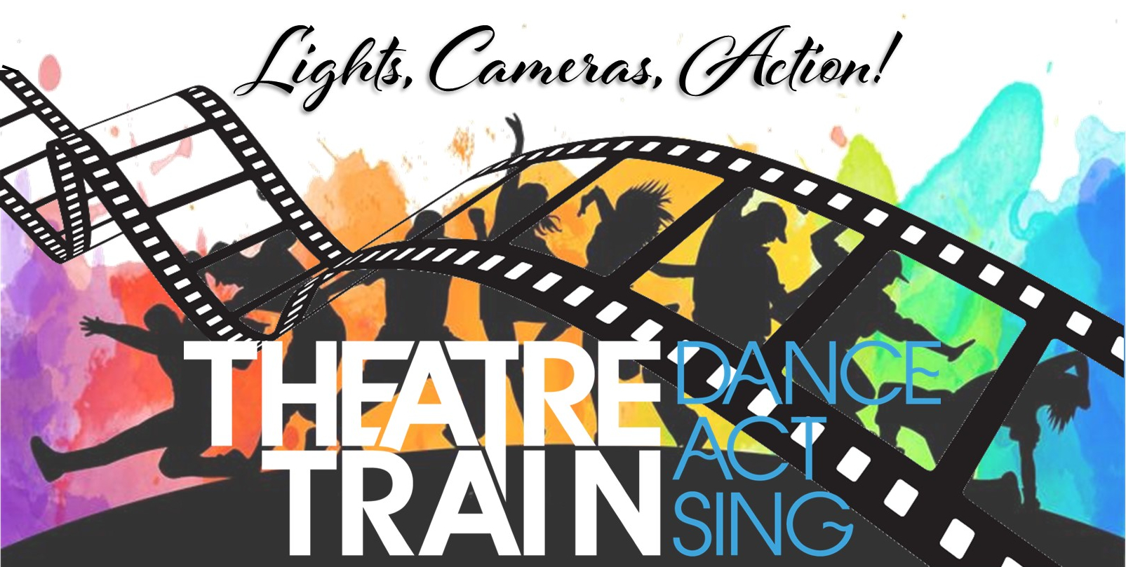 Theatretrain with dancers and film